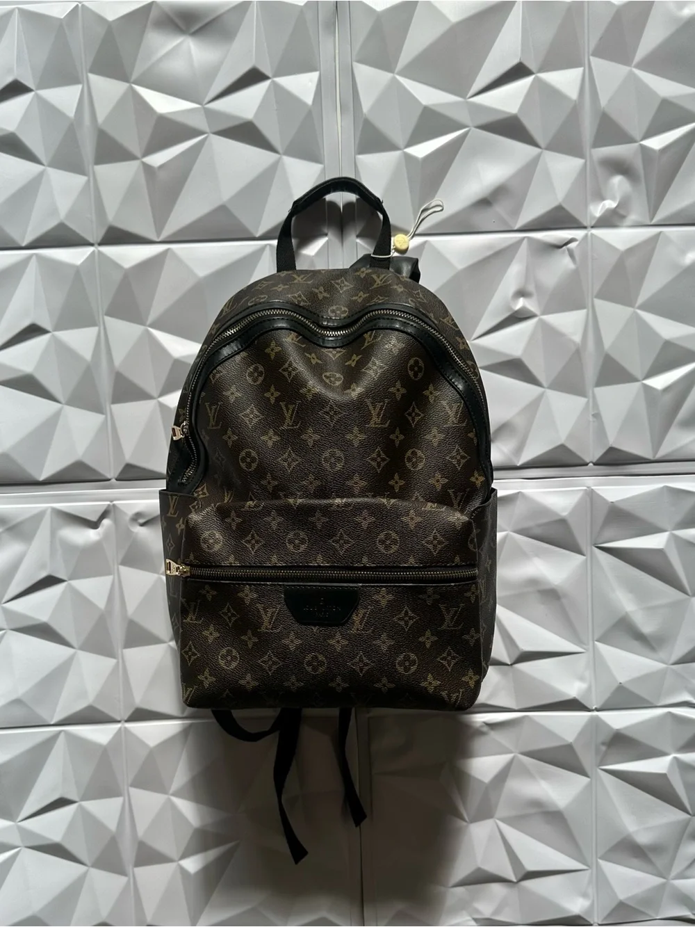 Louis Vuitton Monogram Canvas Backpack in Brown and Gold